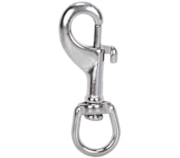 Mosquetão com destorcedor inox AISI316