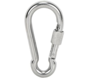 Mosquetão bombeiro com parafuso inox AISI316