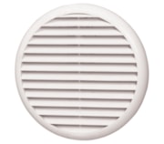 Grelha ventiladora redonda PVC