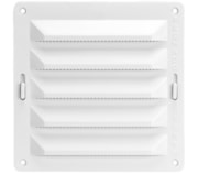 Grelha ventiladora com regulador vertical PP