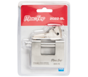 Cadeado rectangular inox