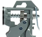 Pistola mastick profissional com punhos revestidos