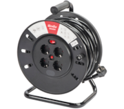 Extensão elétrica com enrolador