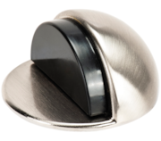 Batente para porta niquelado 1/4 esfera com adesivo